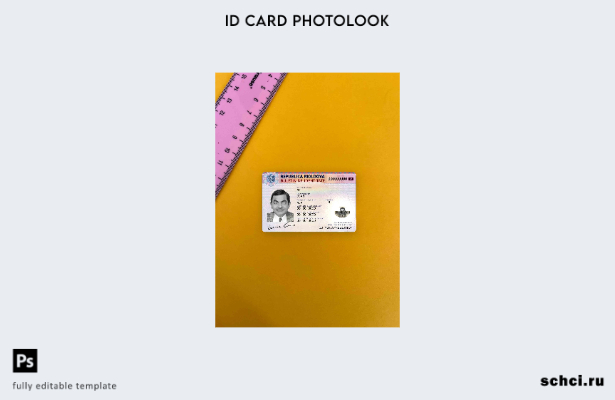 цифровая загрузка шаблона ID Молдова ID Photolook FRONT